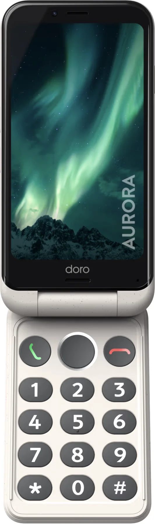 Product Image for Doro Aurora A21 4GB / 64GB - Benvit - Mobiltelefon | Webhallen