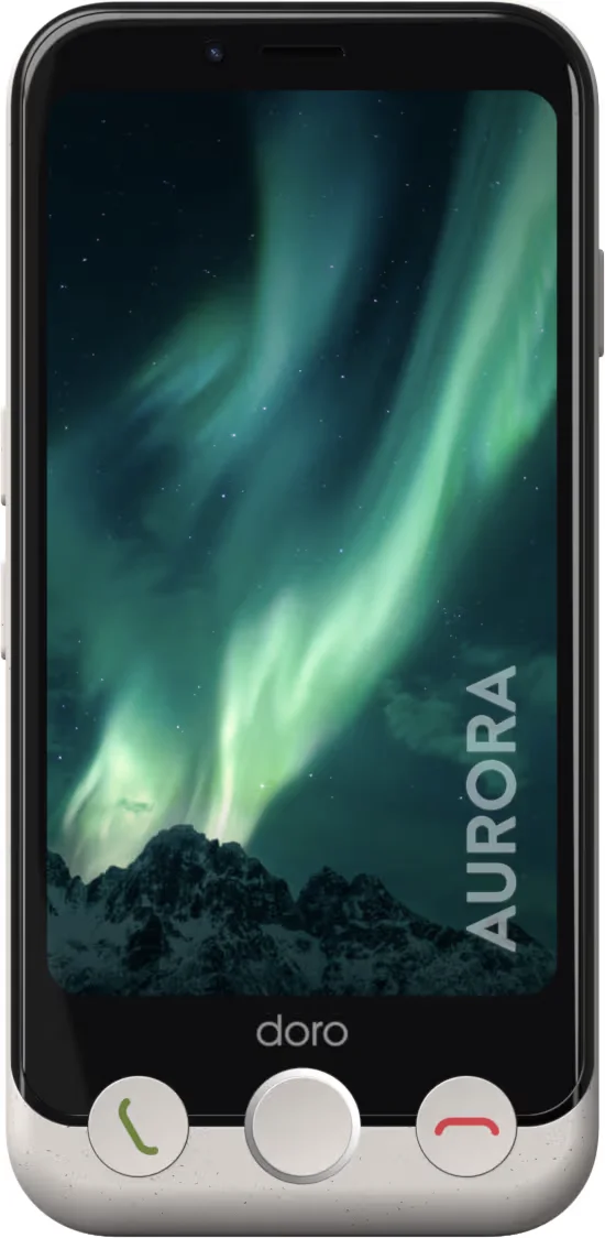 Product Image for Doro Aurora A11 4GB / 64GB - Benvit - Mobiltelefon | Webhallen