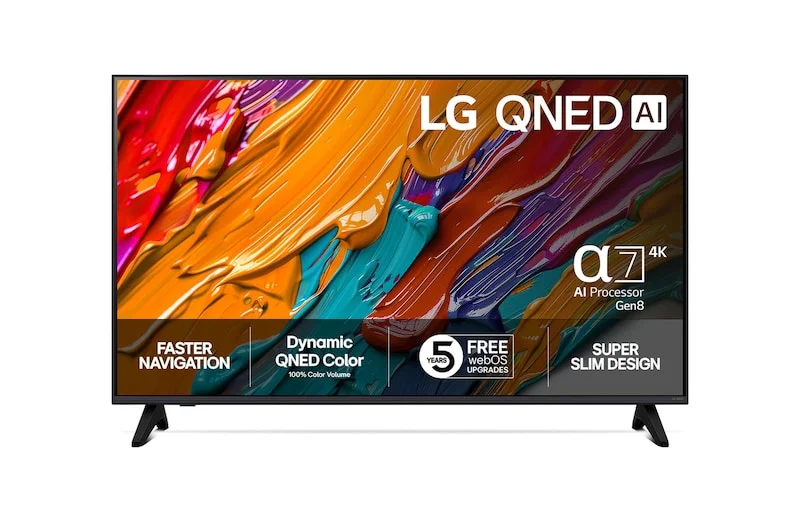 Product Image for LG 43" 43QNED7EA6B / 4K / QNED / 60Hz / Smart TV / AI (2025)
