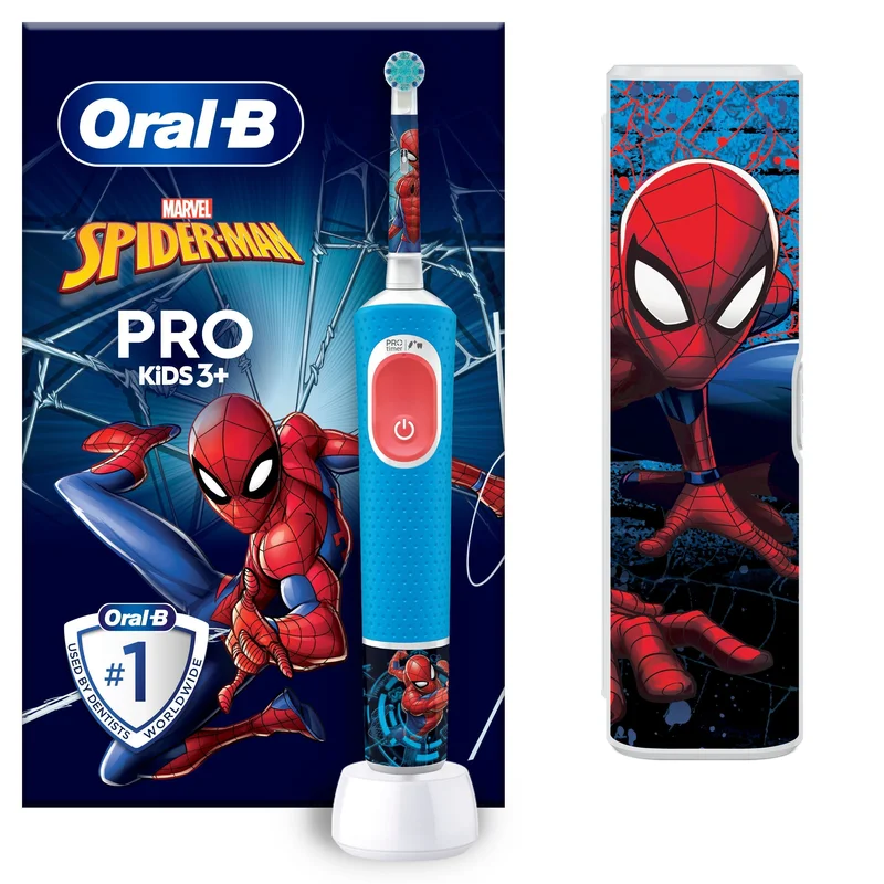 Product Image for Oral-B Vitality Pro Kids Spider-Man Eltandborste - Eltandborste | Webhallen