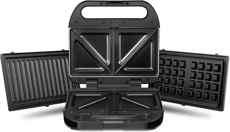 Product Image for Andersson 3-i-1 smörgåsgrill för mackor, våfflor & panini - Smörgås- & Köksgrillar | Webhallen