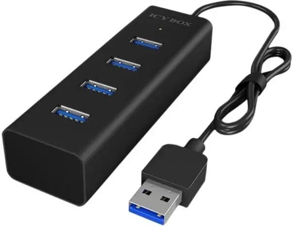 ICY BOX Type-A to 4-Port USB-A 3.0 Hub