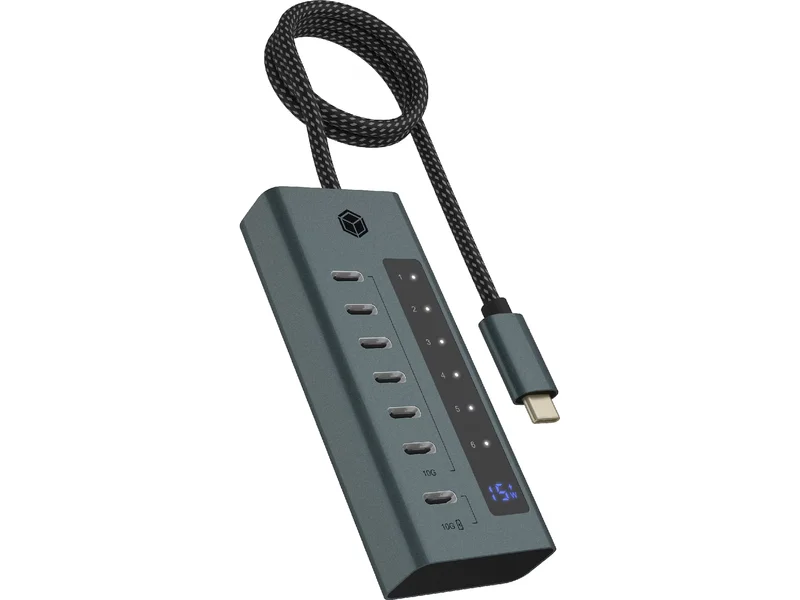 Product Image for ICY BOX 7 Port USB-C Hub - Dockningsstation | Webhallen