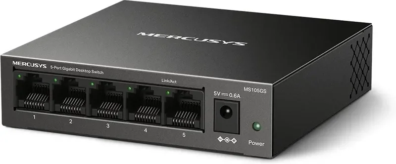 Product Image for Mercusys MS105GS 5-Port Gigabit Switch - Nätverksswitch | Webhallen