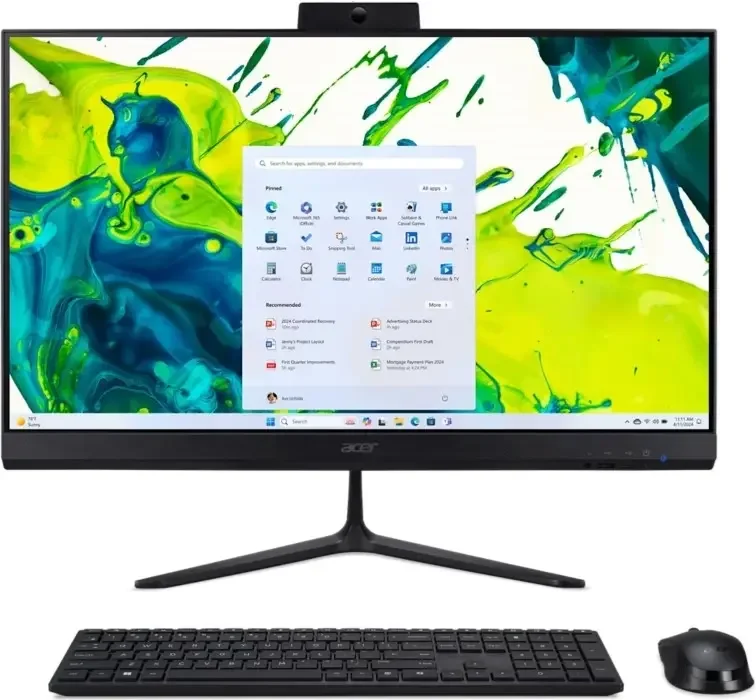 Product Image for Acer Aspire C24-2G AiO / 23,8" / FHD / Intel Graphics / Intel N150 / 8GB / 256GB - Stationär dator - Allt i ett | Webhallen