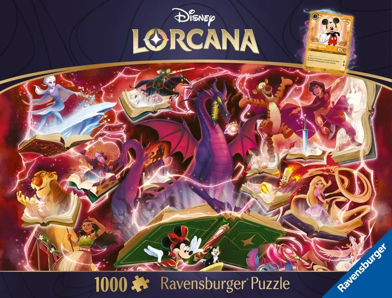 Product Image for Lorcana Glimmers Of The Realm Pussel Ruby 1000-bitar - Pussel | Webhallen