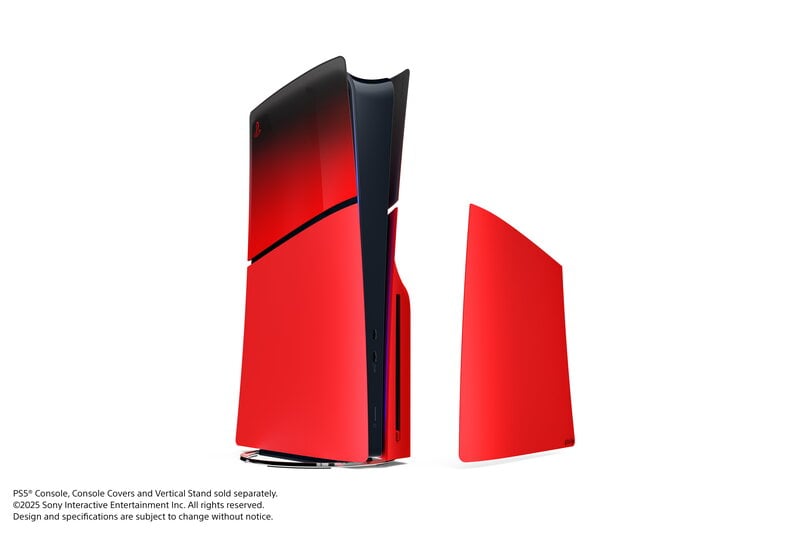Playstation 5 Console Cover - Techno Red