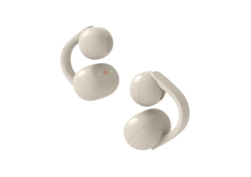 Product Image for Sony LinkBuds Clip Open-Ear Headphones - Greige - True Wireless | Webhallen