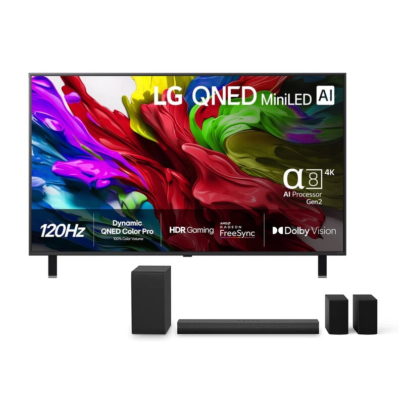LG 55" 55QNED85A6C / 4K / QNED / 120Hz / Smart TV / AI + LG Soundbar NS40TR