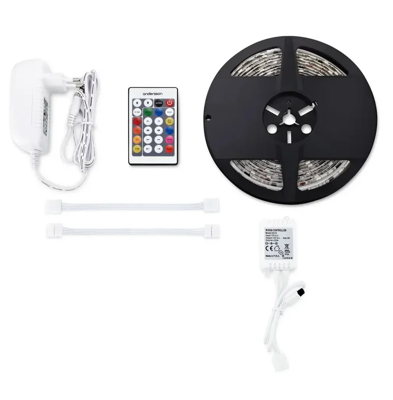 Product Image for Andersson LDS 1.5 LED-ljusslinga - 3m - Gaming Belysning | Webhallen