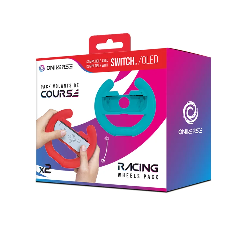 Product Image for Oniverse NSW Racing Wheel Holders – 2 Pack - Blue/Red - Tillbehör | Webhallen