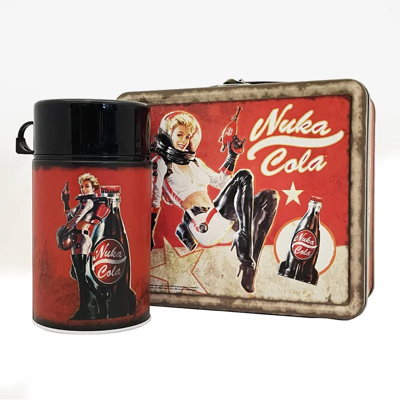 Product Image for Fallout Nuka Cola Weathered Lunchbox & Flask - Samlarobjekt från Film & Tv-spel | Webhallen