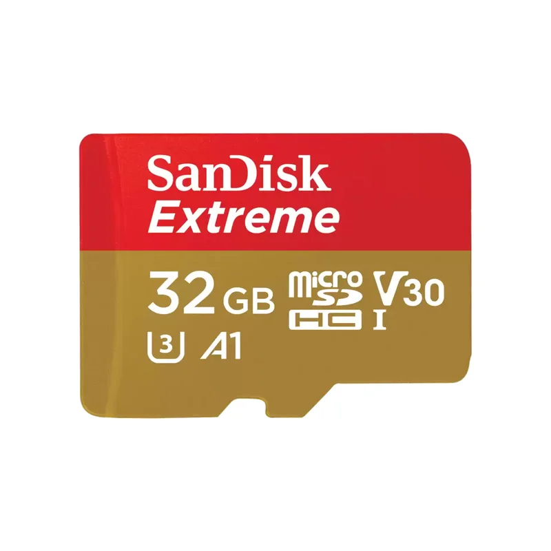 Product Image for SanDisk Extreme microSDXC - 32GB + SD Adapter + 1 år RescuePRO Deluxe / 190MB/s