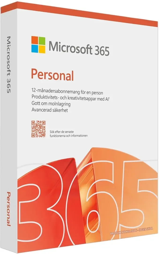 Product Image for Microsoft 365 Personal - 1 år / 1 person - Office | Webhallen