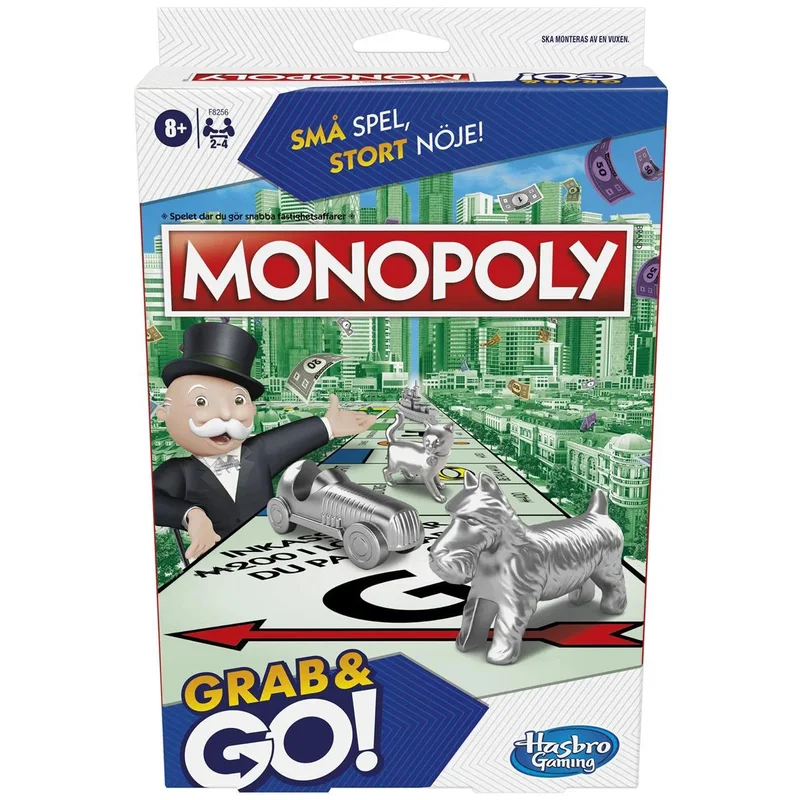 Product Image for Brädspel - Monopol Grab and Go! - Brädspel | Webhallen