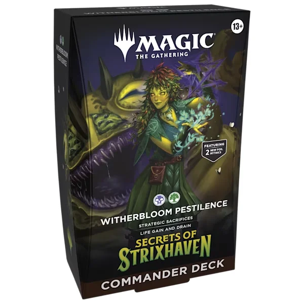 Product Image for Magic the Gathering: Secrets of Strixhaven Witherbloom Petilence Commander Deck - Decks | Webhallen