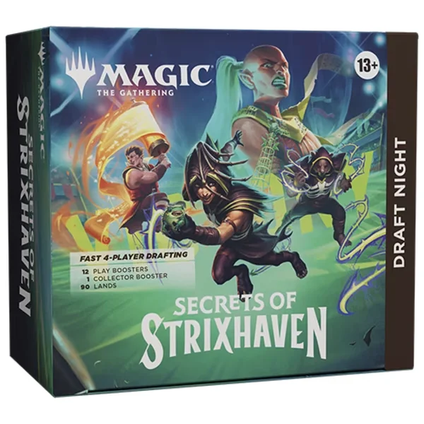 Product Image for Magic the Gathering: Secrets of Strixhaven Draft Night - Boosters | Webhallen