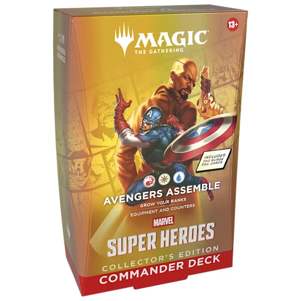 Magic the Gathering: Marvel Super Heroes Avengers Assemble Collectors Commander Deck