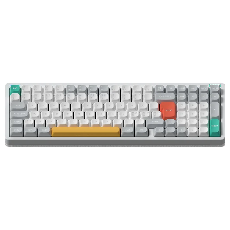 Product Image for NuPhy Halo96 V2 Ionic White with Raspberry Switch - Mekaniska | Webhallen