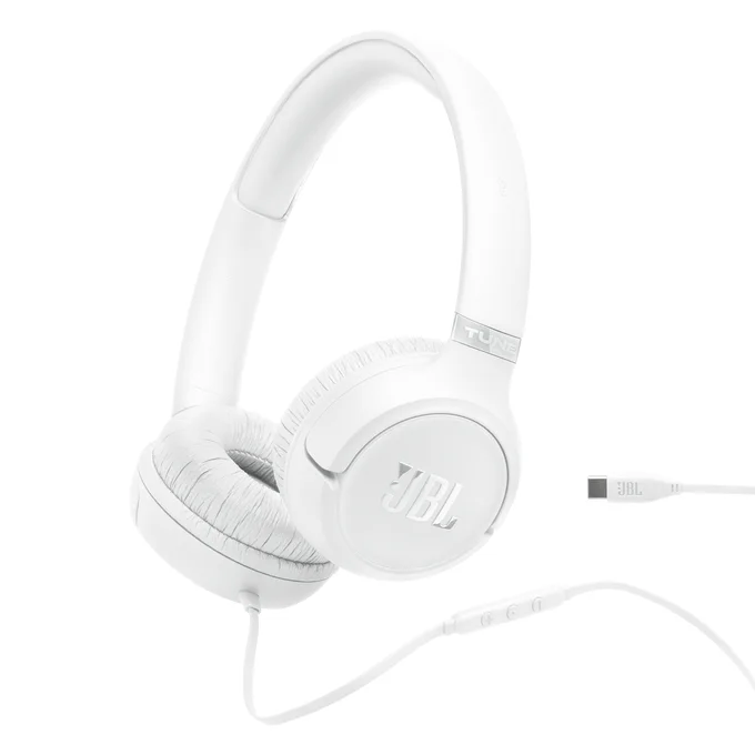 Product Image for JBL Tune 530C USB-C - Vit - On-Ear / Over-Ear Hörlurar | Webhallen