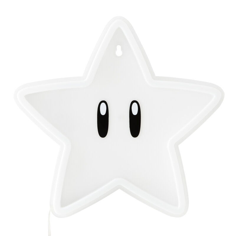 Super Mario Super Star Wall Mountable LED Neon Light