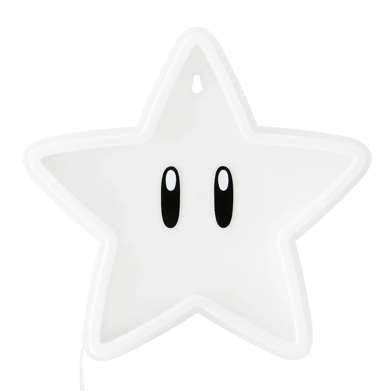Product Image for Super Mario Super Star Wall Mountable LED Neon Light
