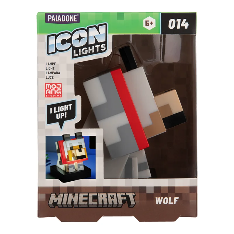 Product Image for Paladone Minecraft Wolf Icon Light