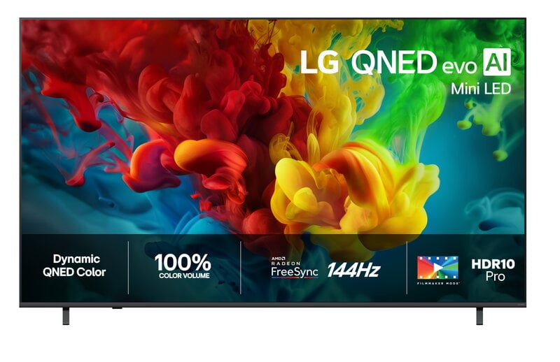 LG 85" 85QNED82B6A / 4K QNED evo Ai / Mini LED / 144Hz / HDR10 (2026)