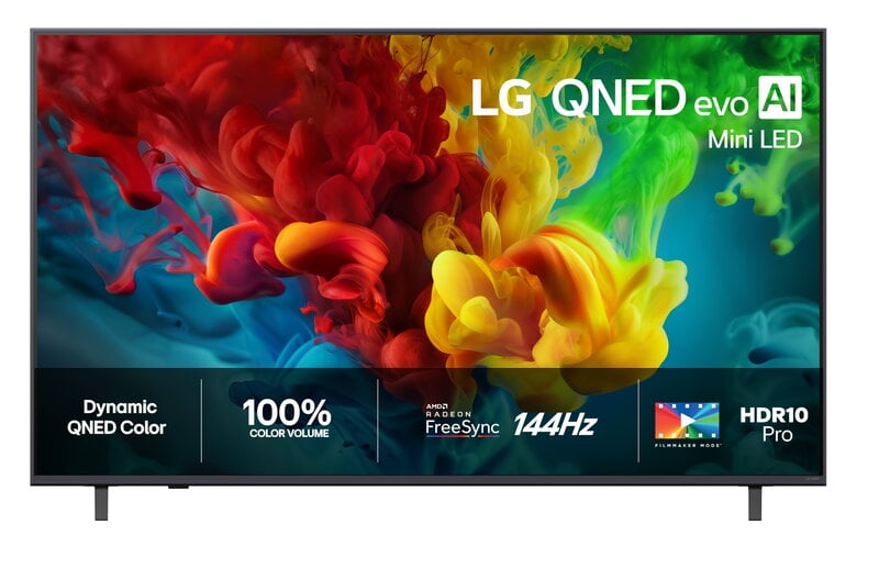 LG 55" 55QNED82B6B / 4K QNED evo Ai / Mini LED / 144Hz / HDR10 (2026)