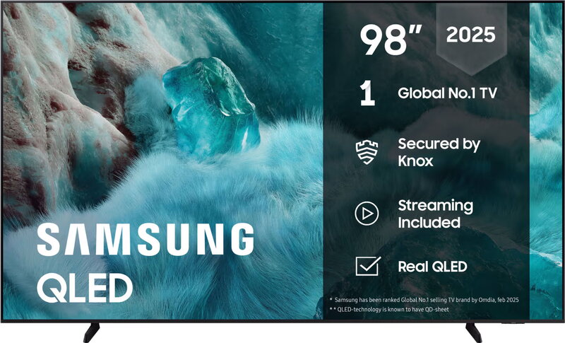 Samsung 98" TQ98Q7FAAUXXC / 4K / QLED / 120 Hz / Smart TV