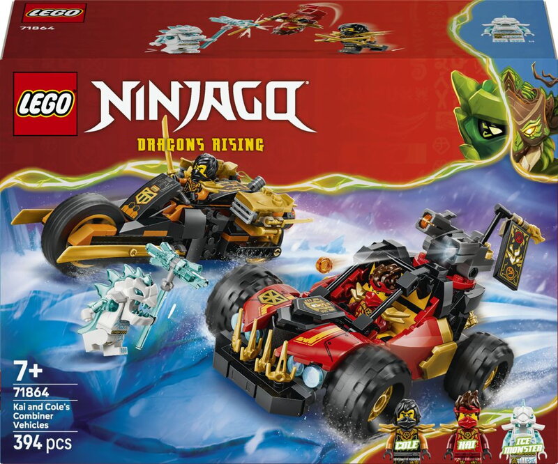 LEGO Ninjago Kais och Coles kombinationsfordon 71864
