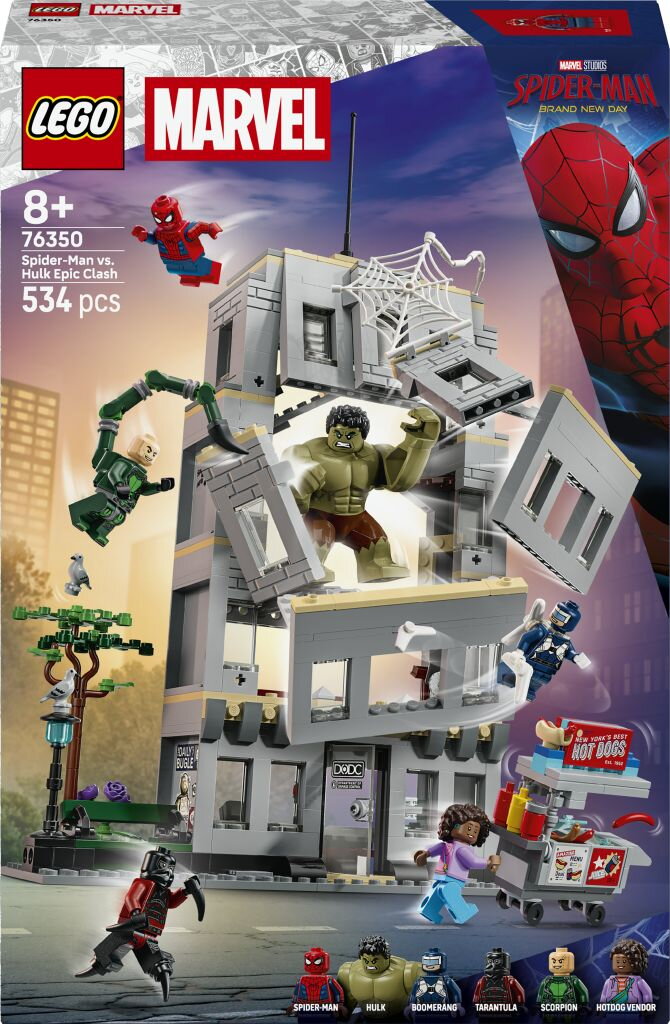 LEGO Super Heroes Episk sammandrabbning med Spider-Man mot Hulk 76350