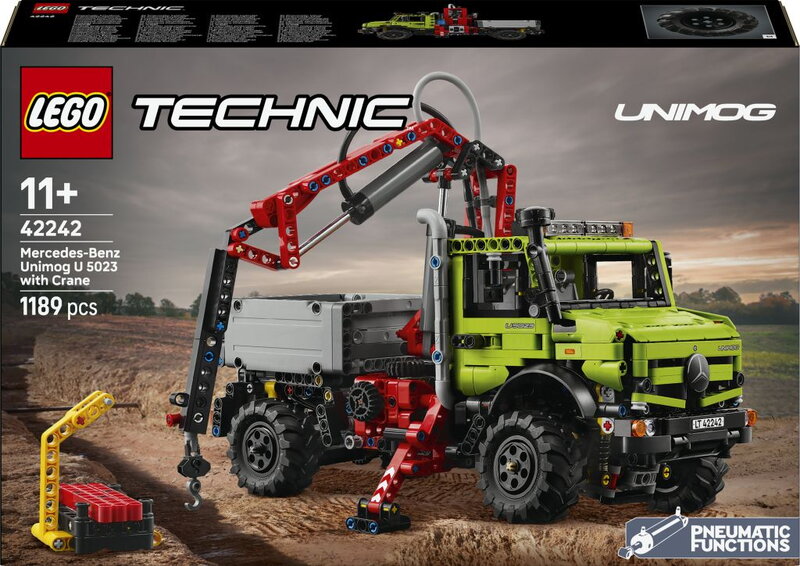 LEGO Technic Mercedes-Benz Unimog U 5023 med kran 42242