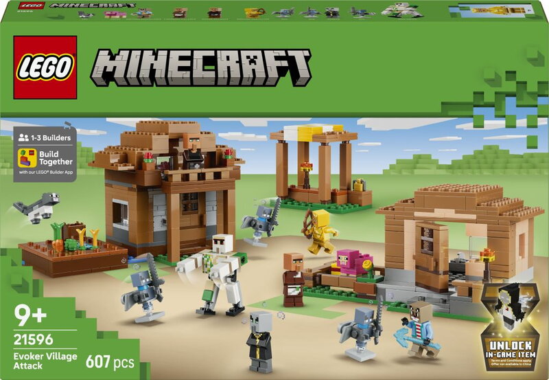 LEGO Minecraft Byattack med uppväckare 21596