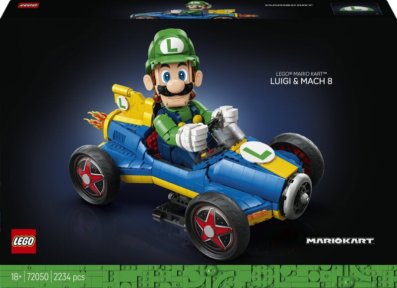LEGO Super Mario Mario Kart – Luigi och Mach 8 72050