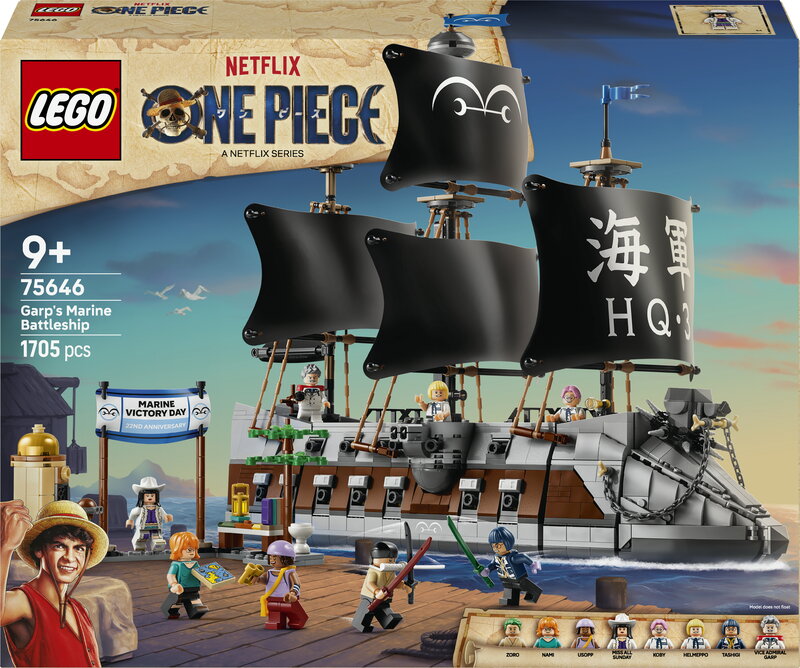 LEGO One Piece Garps marinfartyg 75646