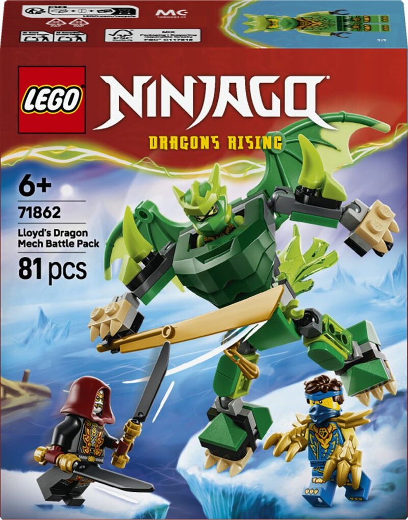 LEGO Ninjago Lloyds robotdrake – stridspaket 71862