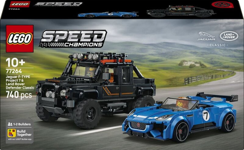 LEGO Speed Champions Jaguar Project 7 och Land Rover Defender 77264