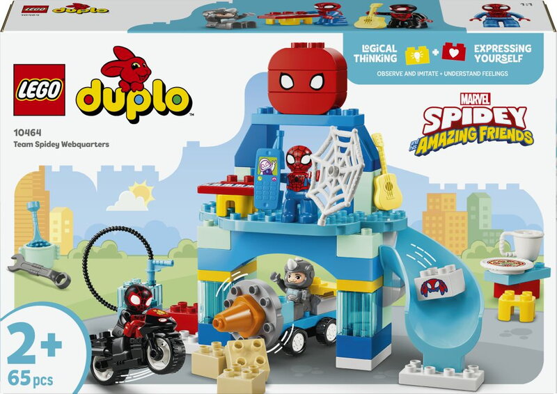 LEGO DUPLO Disney Team Spideys nätkvarter 10464