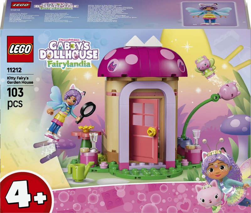 LEGO Gabby's Dollhouse Kattälvans trädgårdshus 11212