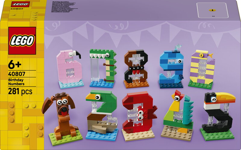 LEGO Iconic Födelsedagssiffror 40807