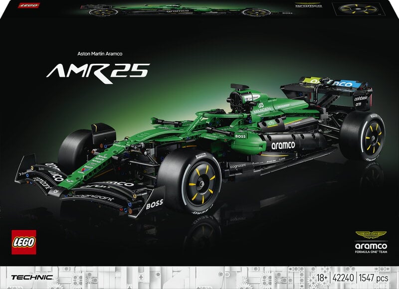 LEGO Technic Aston Martin Aramco AMR25 F1 42240