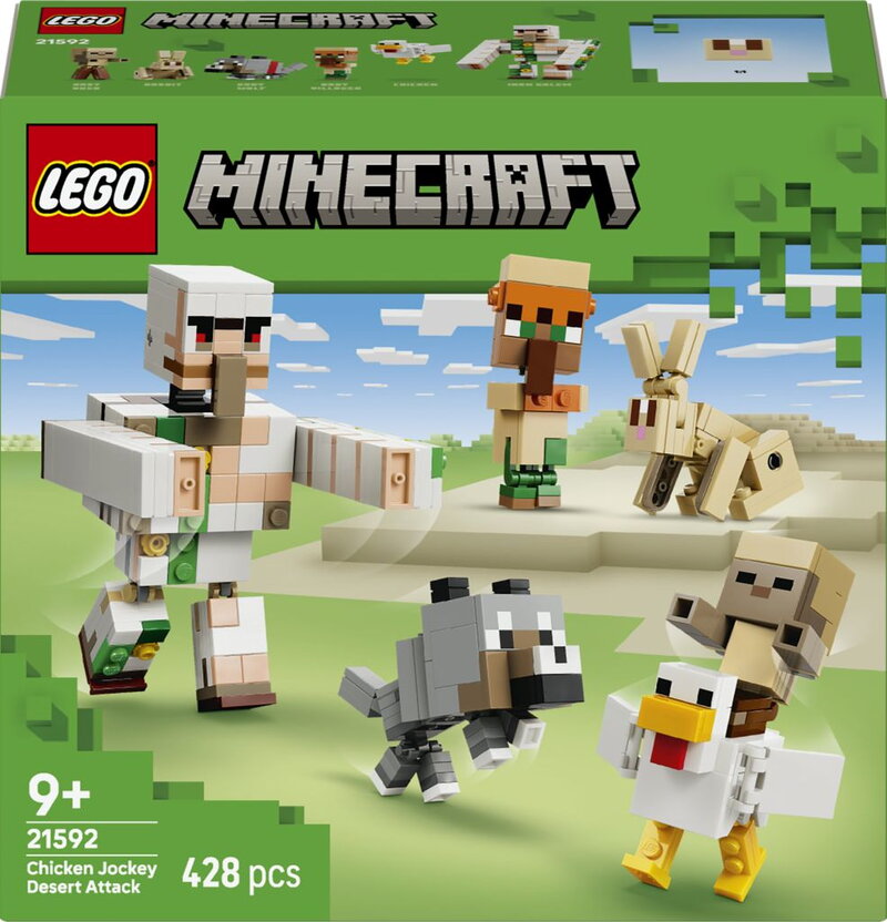 LEGO Minecraft Ökenattack med hönsryttare 21592