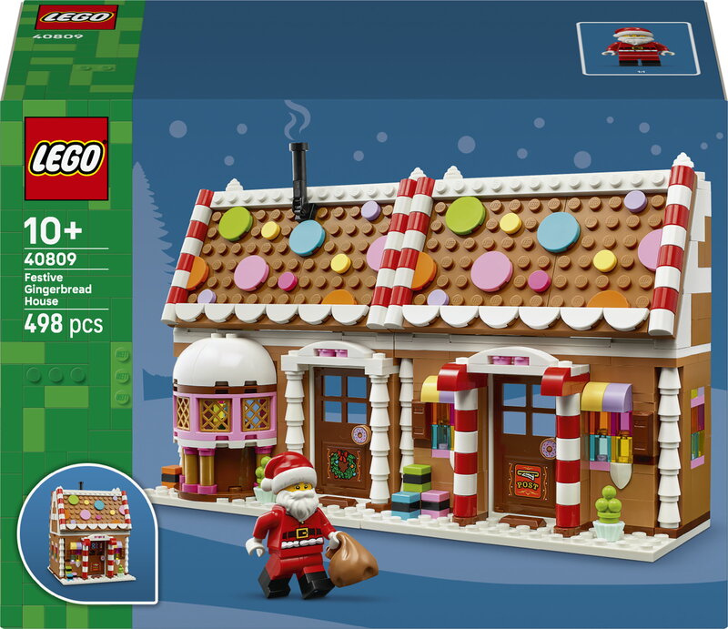 LEGO Iconic Juligt pepparkakshus 40809
