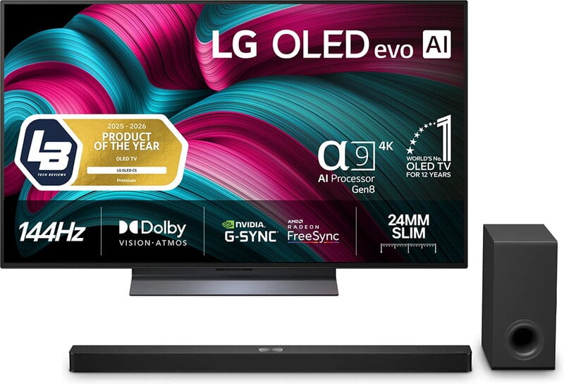 LG 48'' OLED48C54LA + LG Soundbar NS90TY