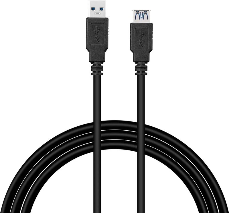 Andersson USB-A hane till USB-A hona 3.0 Extension, 2m - Black