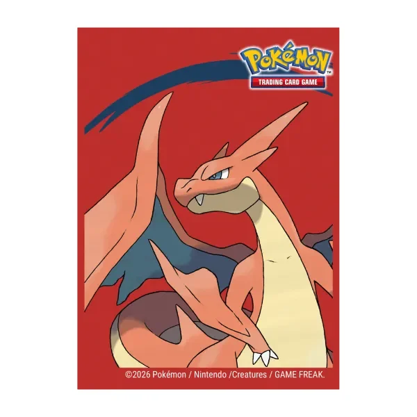 Product Image for Ultra Pro Pokemon Mega Charizard Y Sleeves (65 st) - Standard Sleeves | Webhallen