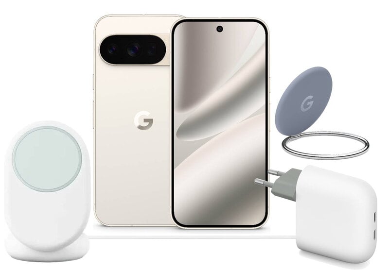 Google Pixel 10 Pro / 128GB - Porcelain - Kampanjbundling