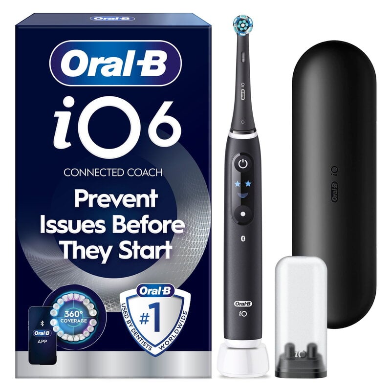 Oral-B iO6 Eltandborste - Black Lava