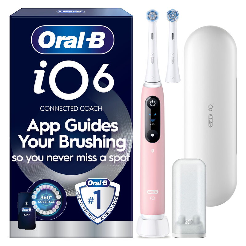 Oral-B iO6 Eltandborste - Pink Sand